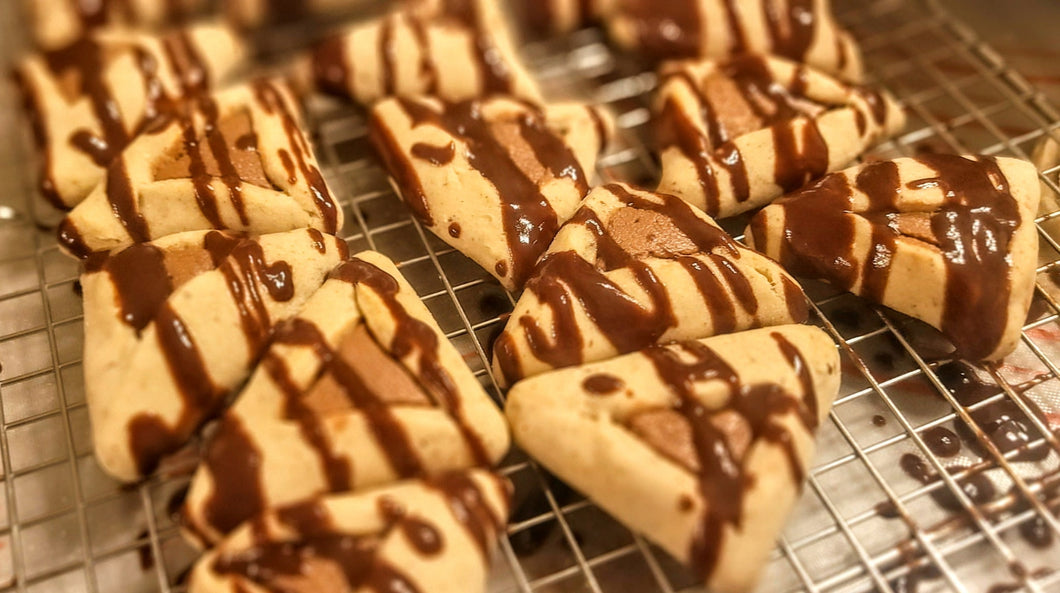 Sesame-Chocolate Hamantaschen(4 pack)