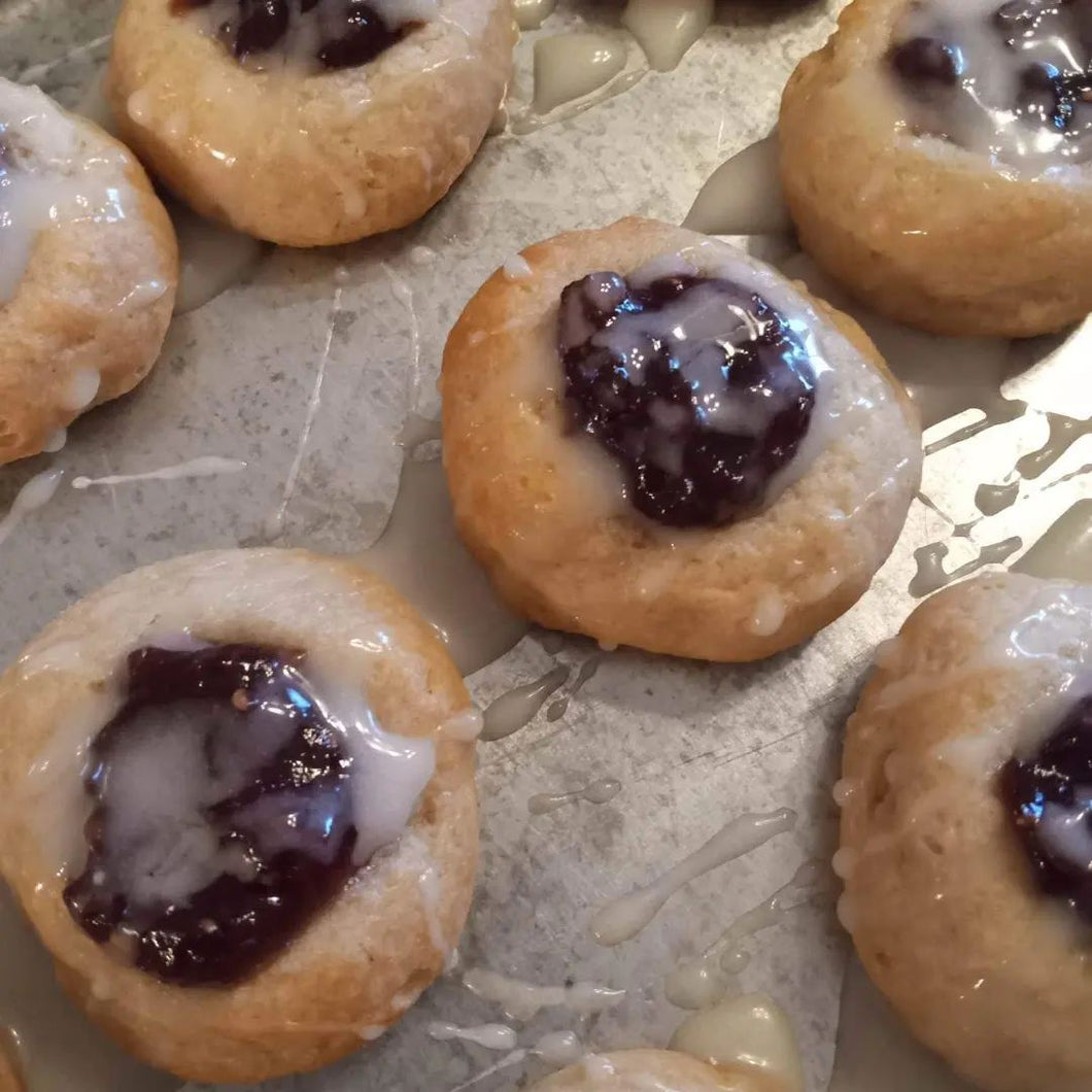 Raspberry Thumbprint Cookies (4-pk)